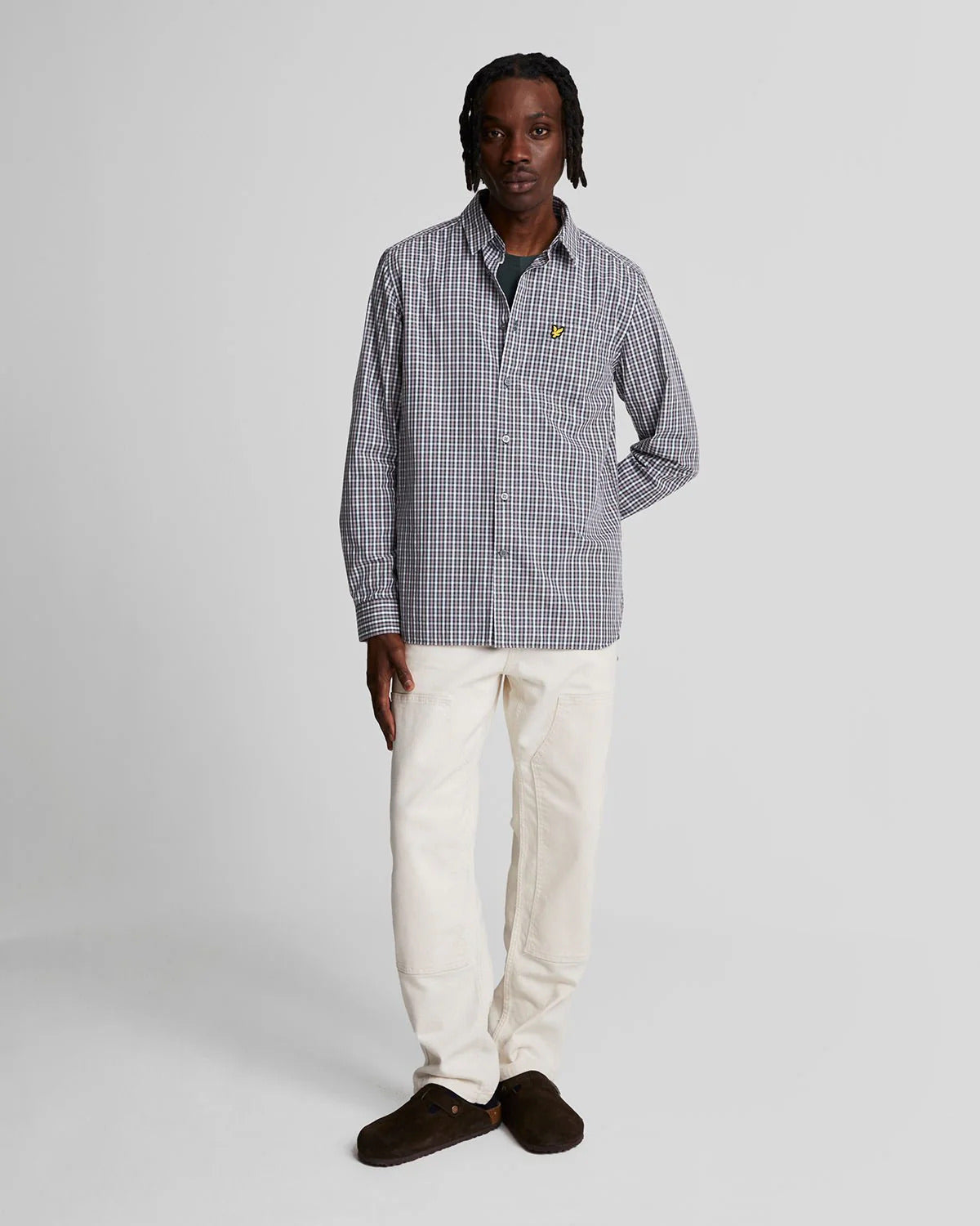 Lyle & Scott Checked Gingham Shirt Argyle Teal