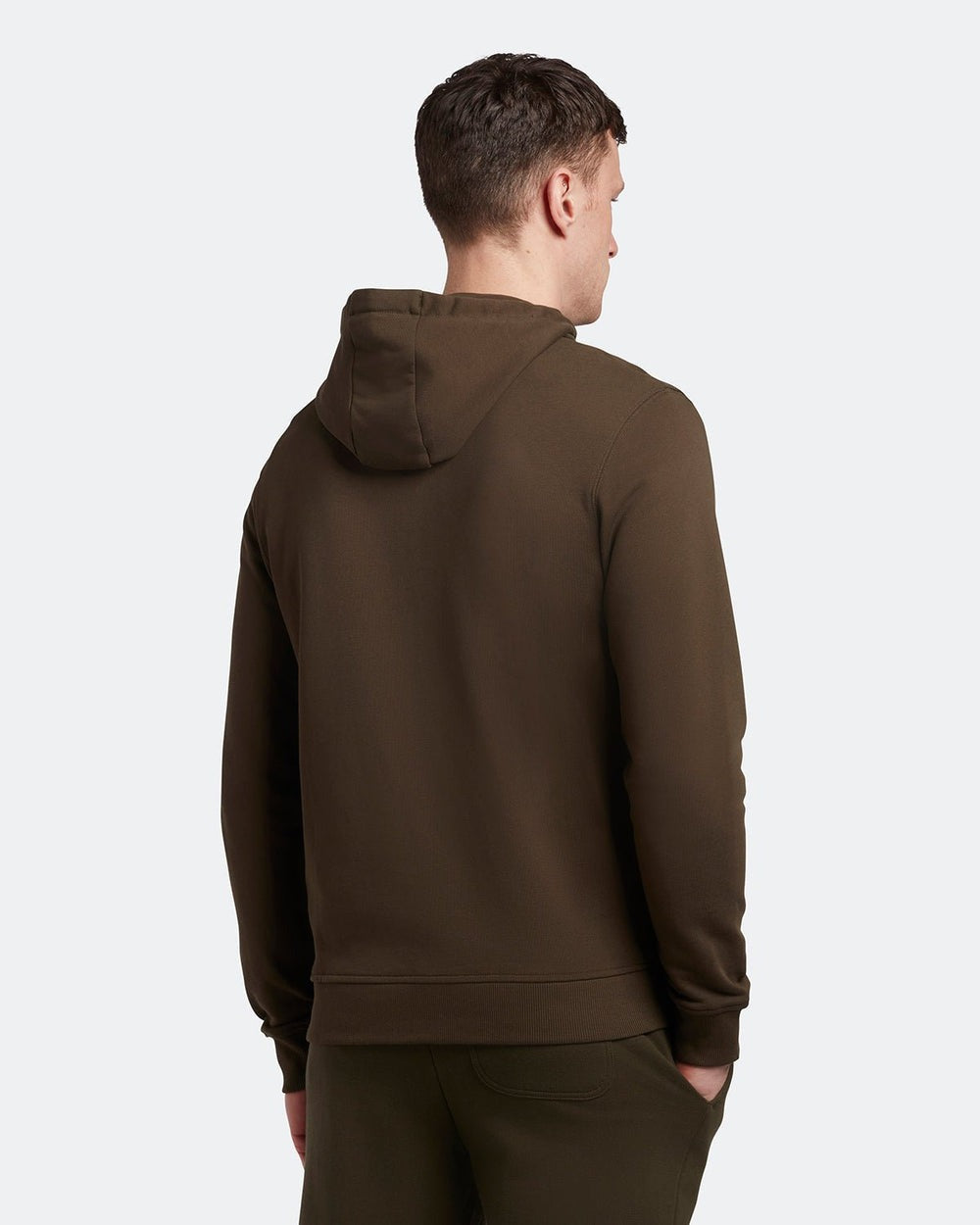 Lyle & Scott Zip Through Hoodie Olive