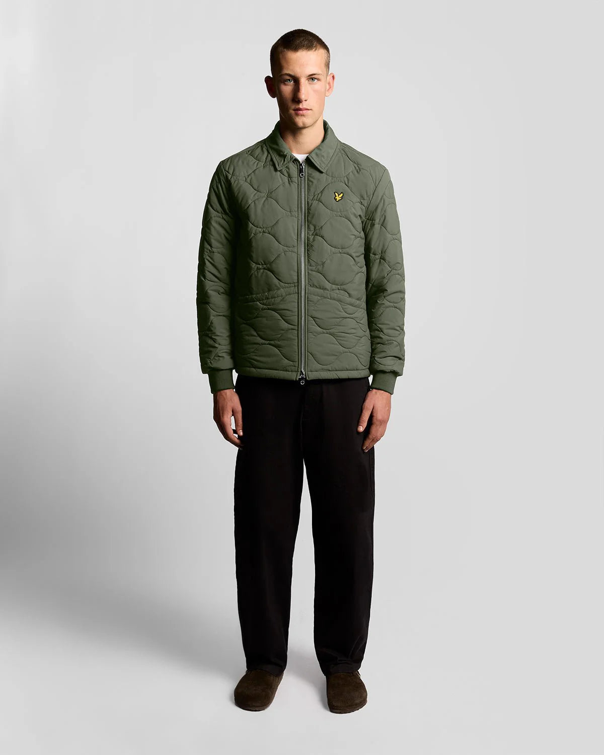 Lyle & Scott Quilted Ripstop Jacket Deep Depths