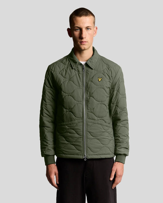 Lyle & Scott Quilted Ripstop Jacket Deep Depths