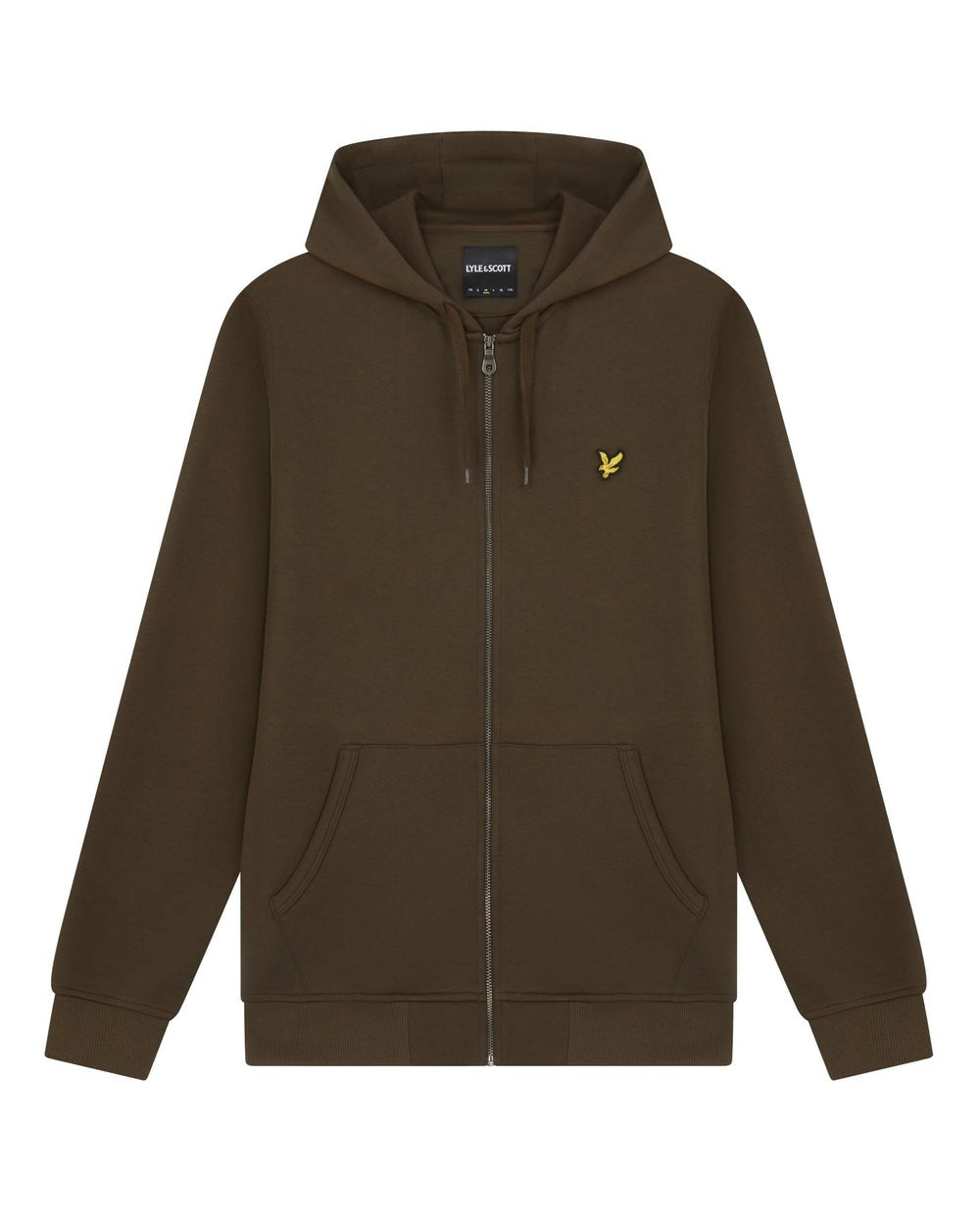 Lyle & Scott Zip Through Hoodie Olive
