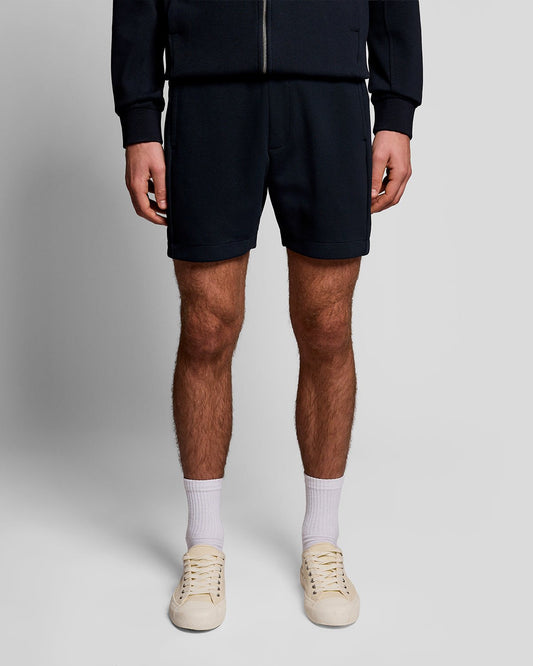 Lyle & Scott Cotton Blend Track Sweat Short Dark navy