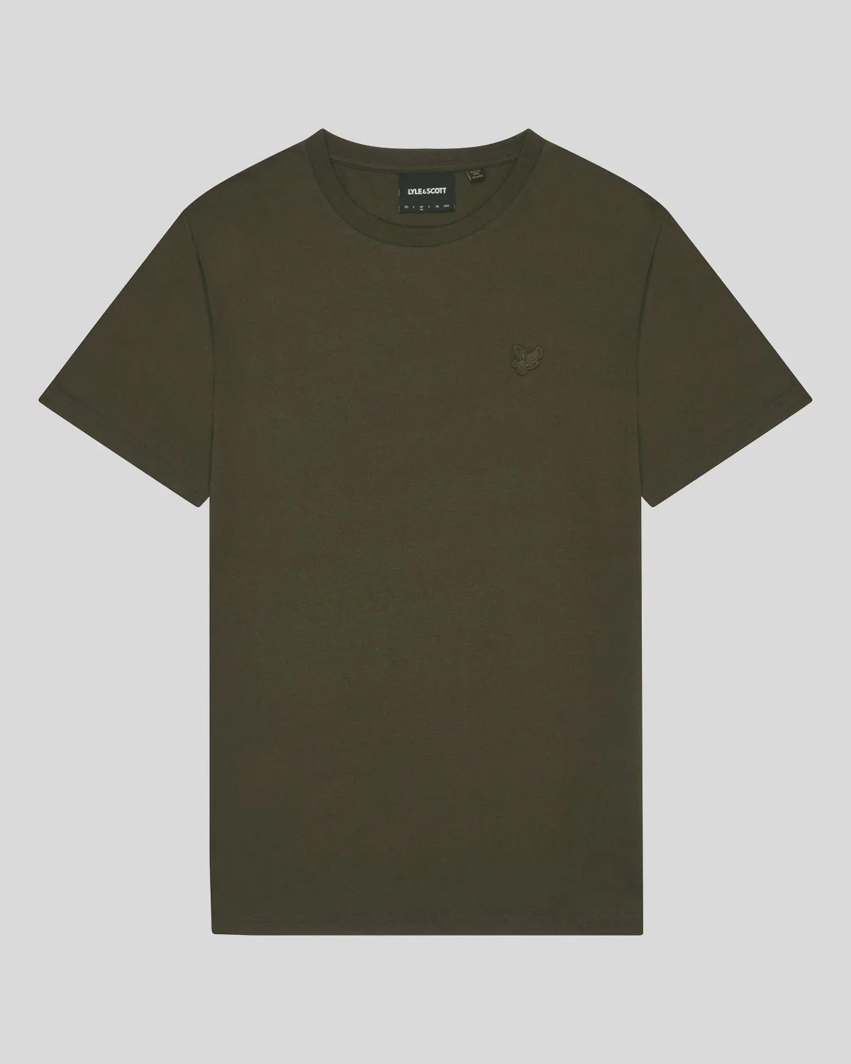 Lyle & Scott Tonal Eagle T-Shirt in Olive