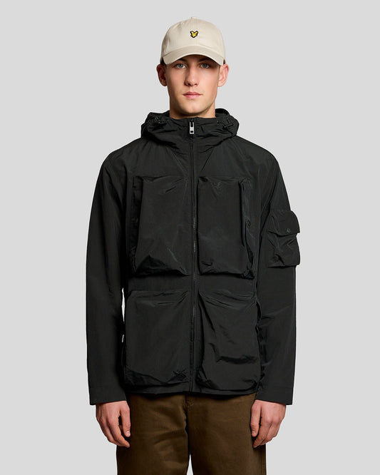 Lyle & Scott Lightweight Windbreaker Jacket Jet Black