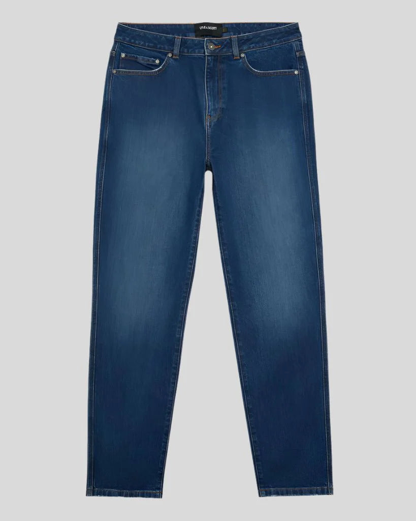 Lyle & Scott Tapered Denim Jeans Indigo