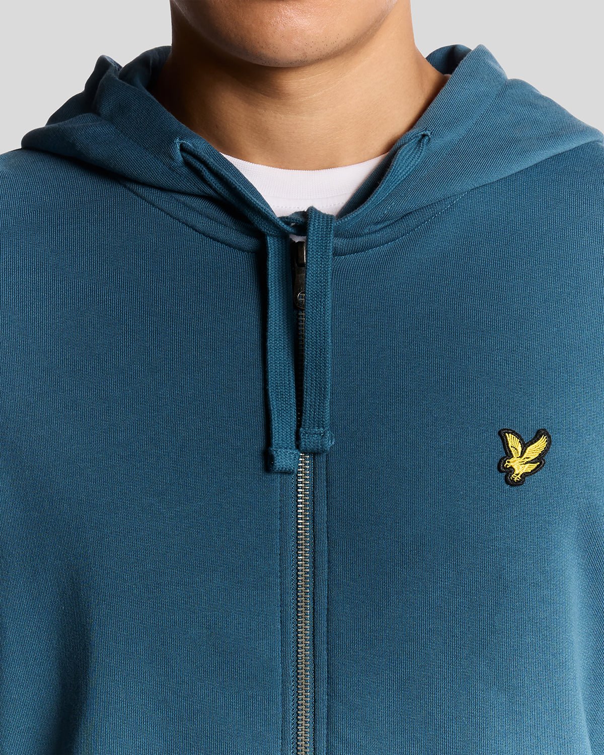 Lyle & Scott Zip Through Hoodie Deep Water