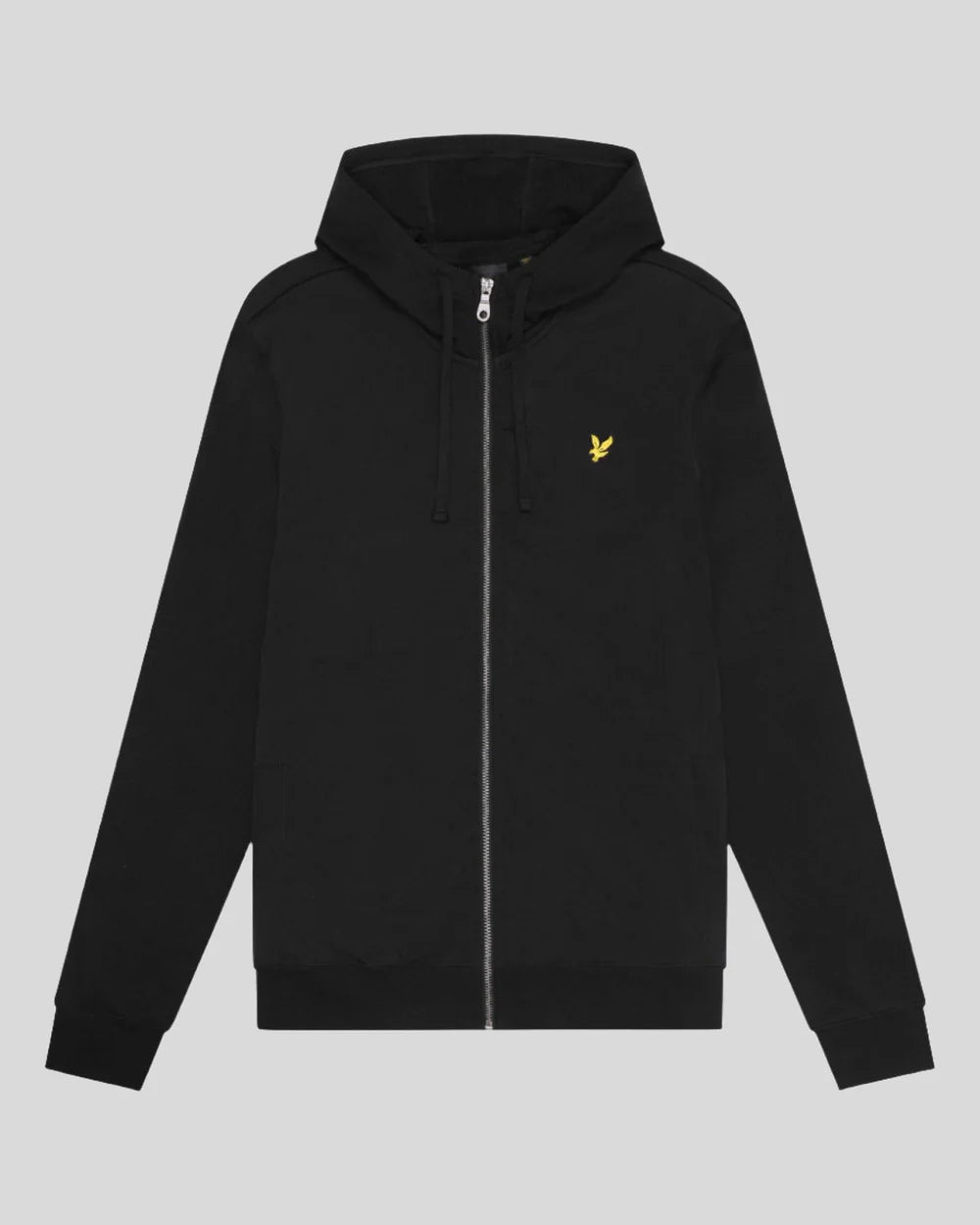 Lyle & Scott Hybrid Zip Hoodie Jet Black