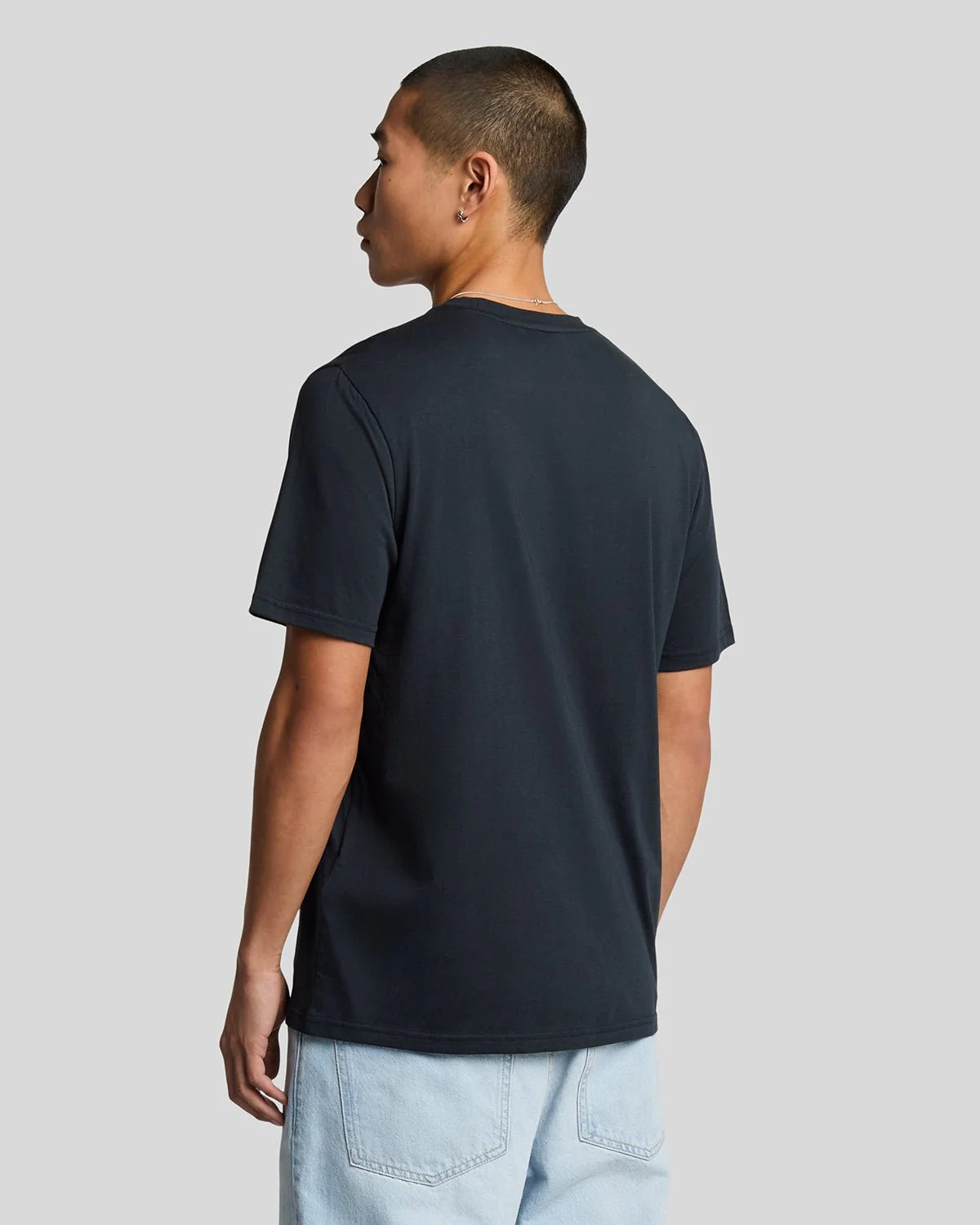 Lyle & Scott Superfine Tonal T-Shirt Dark Navy