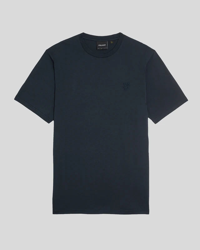 Lyle & Scott Superfine Tonal T-Shirt Dark Navy