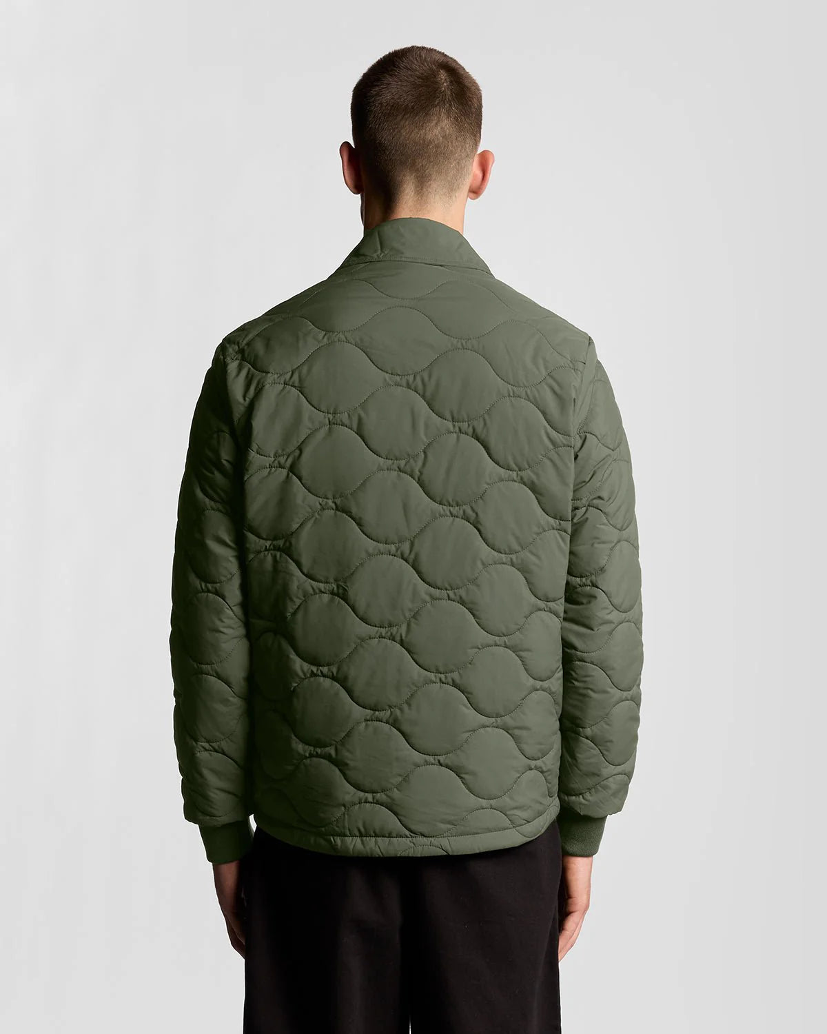 Lyle & Scott Quilted Ripstop Jacket Deep Depths