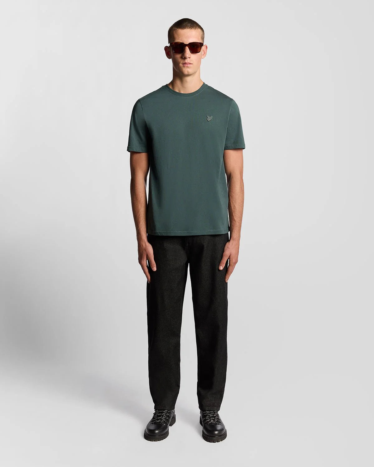 Lyle & Scott Superfine Tonal T-Shirt Black Water