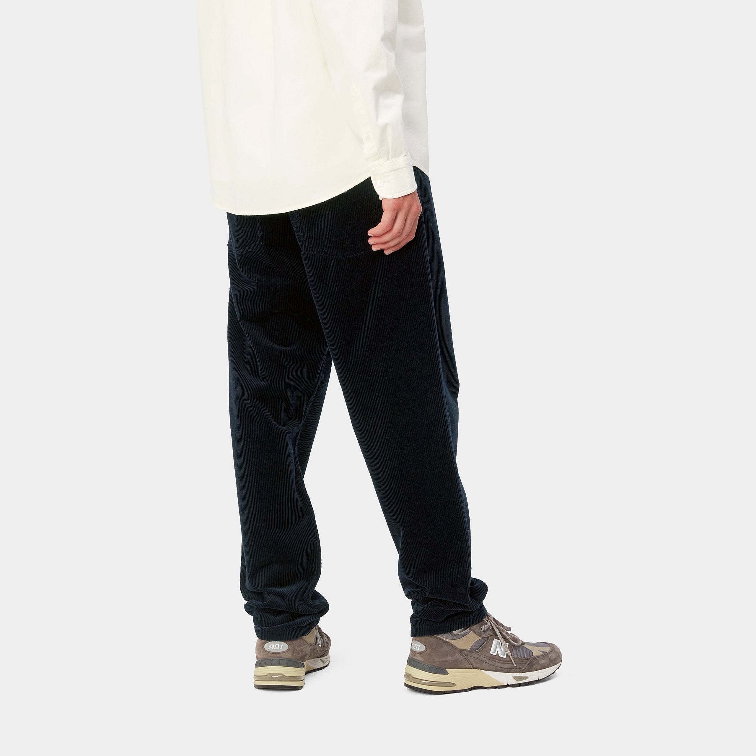 Carhartt WIP Newel Cord Pant in Dark Navy