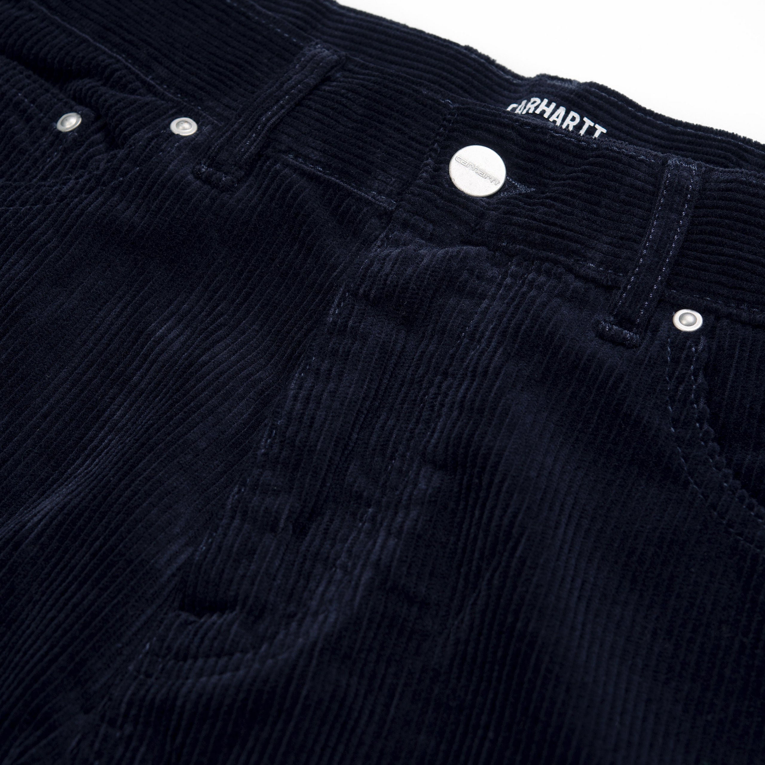 Carhartt WIP Newel Cord Pant in Dark Navy