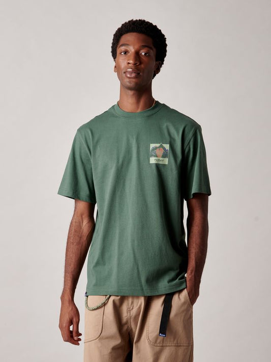 Penfield Forefounder Backprint T-Shirt Cilantro