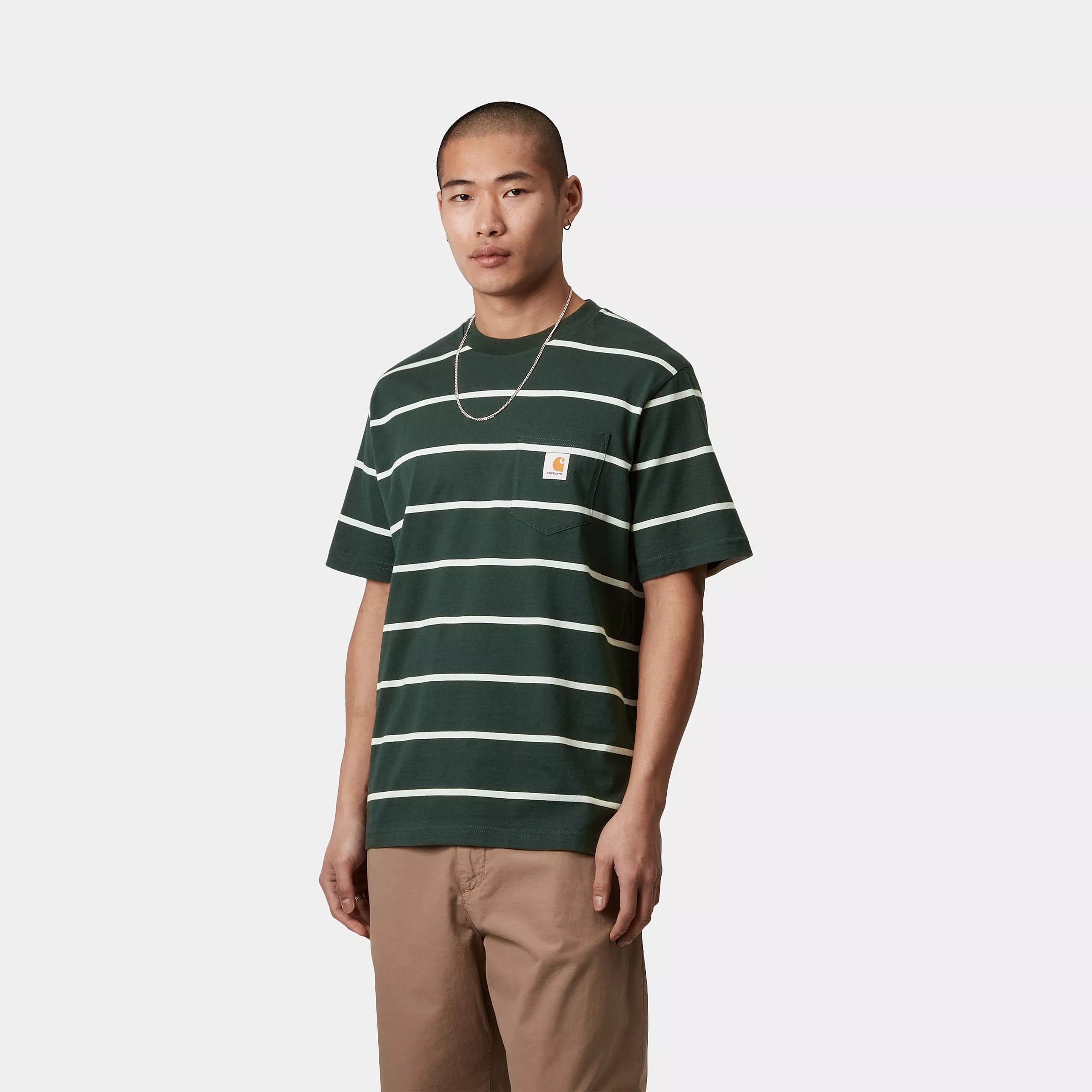 Carhartt WIP S/S Aiken Pocket T-Shirt Conifer
