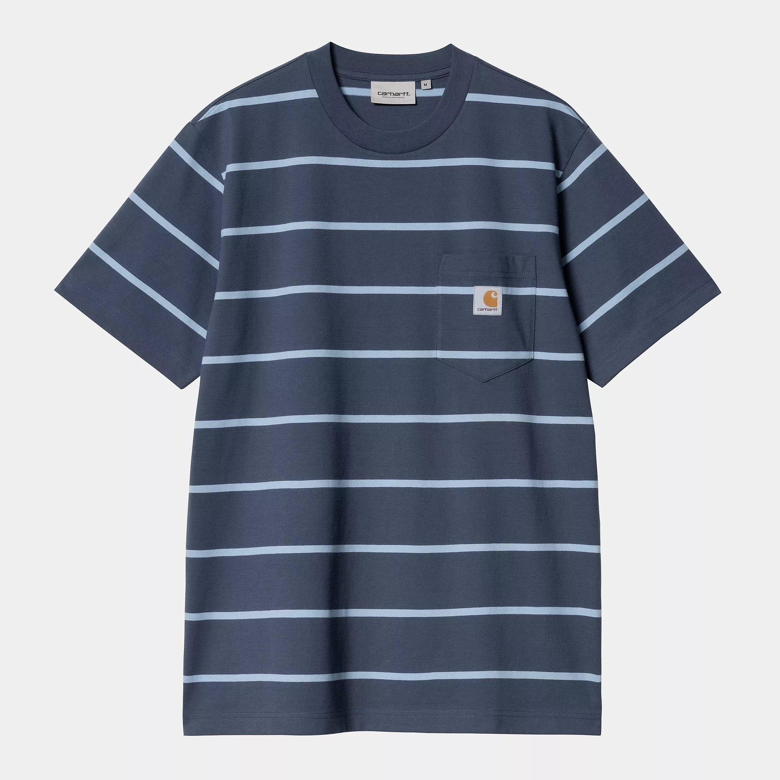 Carhartt WIP S/S Aiken Pocket T-Shirt Dusky Blue