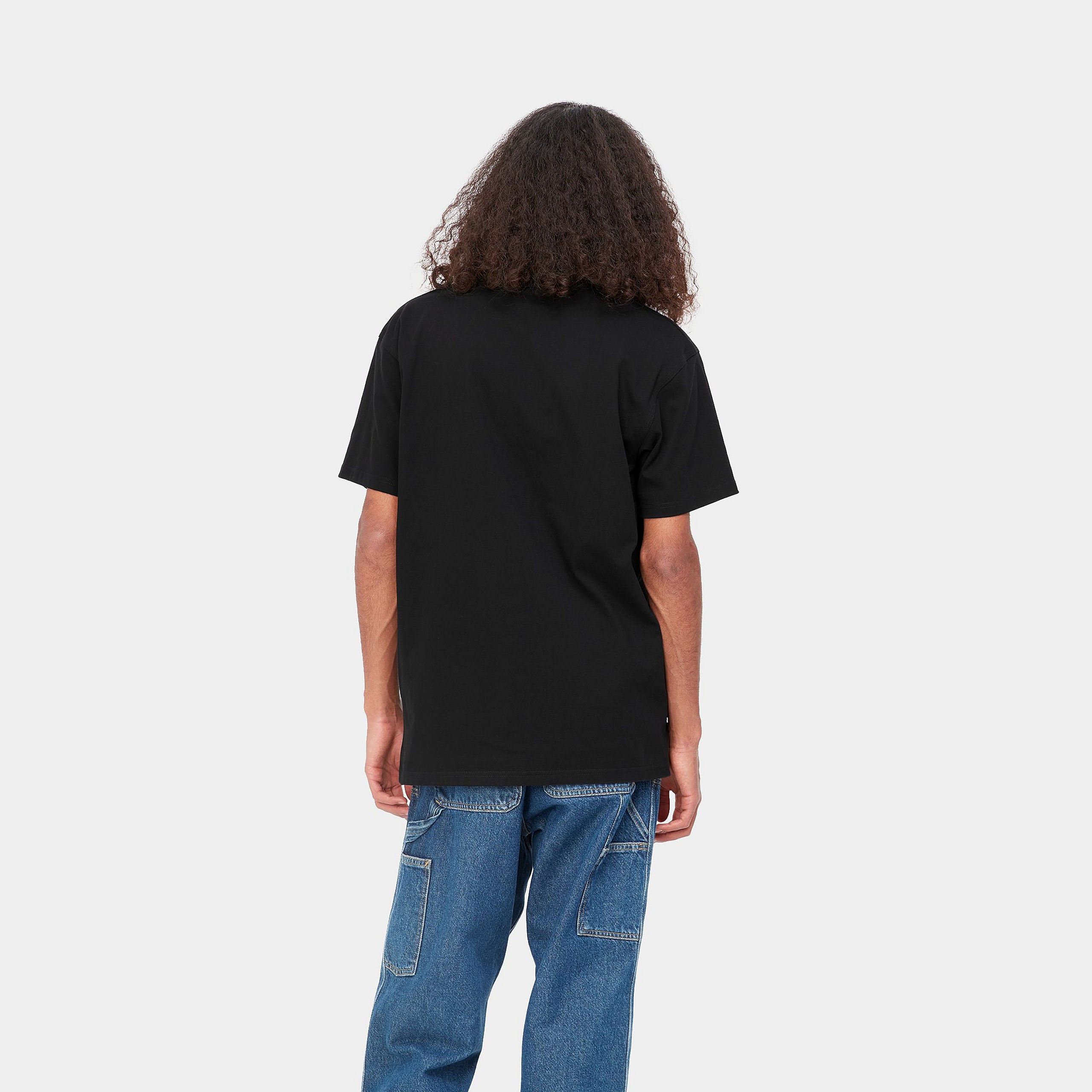 Carhartt WIP S/S American Script T-Shirt Black