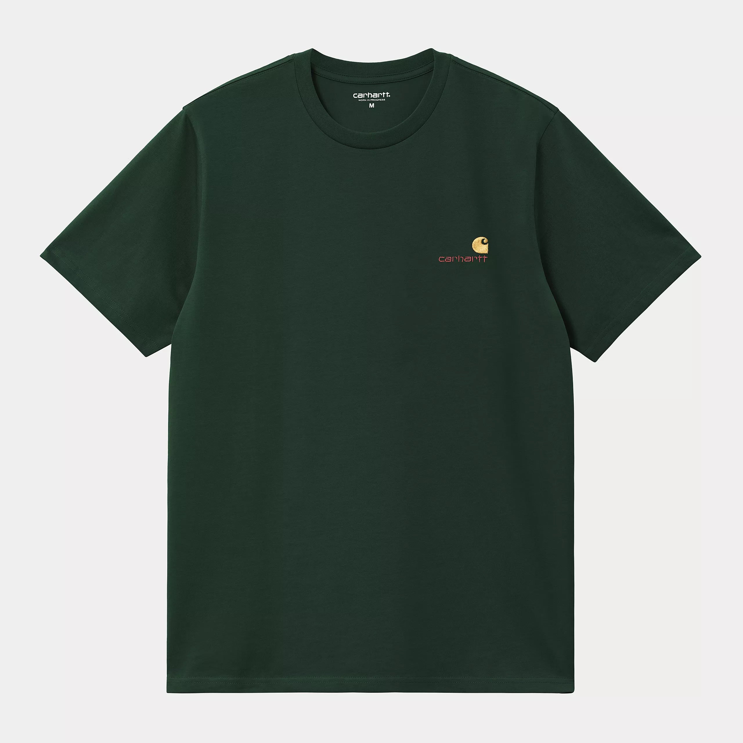 Carhartt WIP S/S American Script T-Shirt Blue Conifer