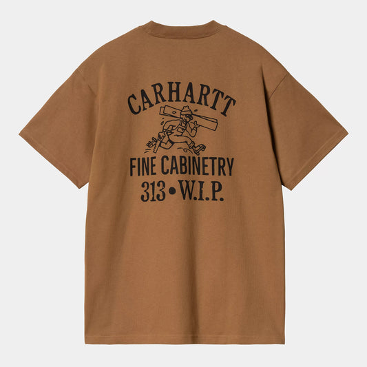 Carhartt WIP S/S Cabinetry T-Shirt Hamilton Brown/Black