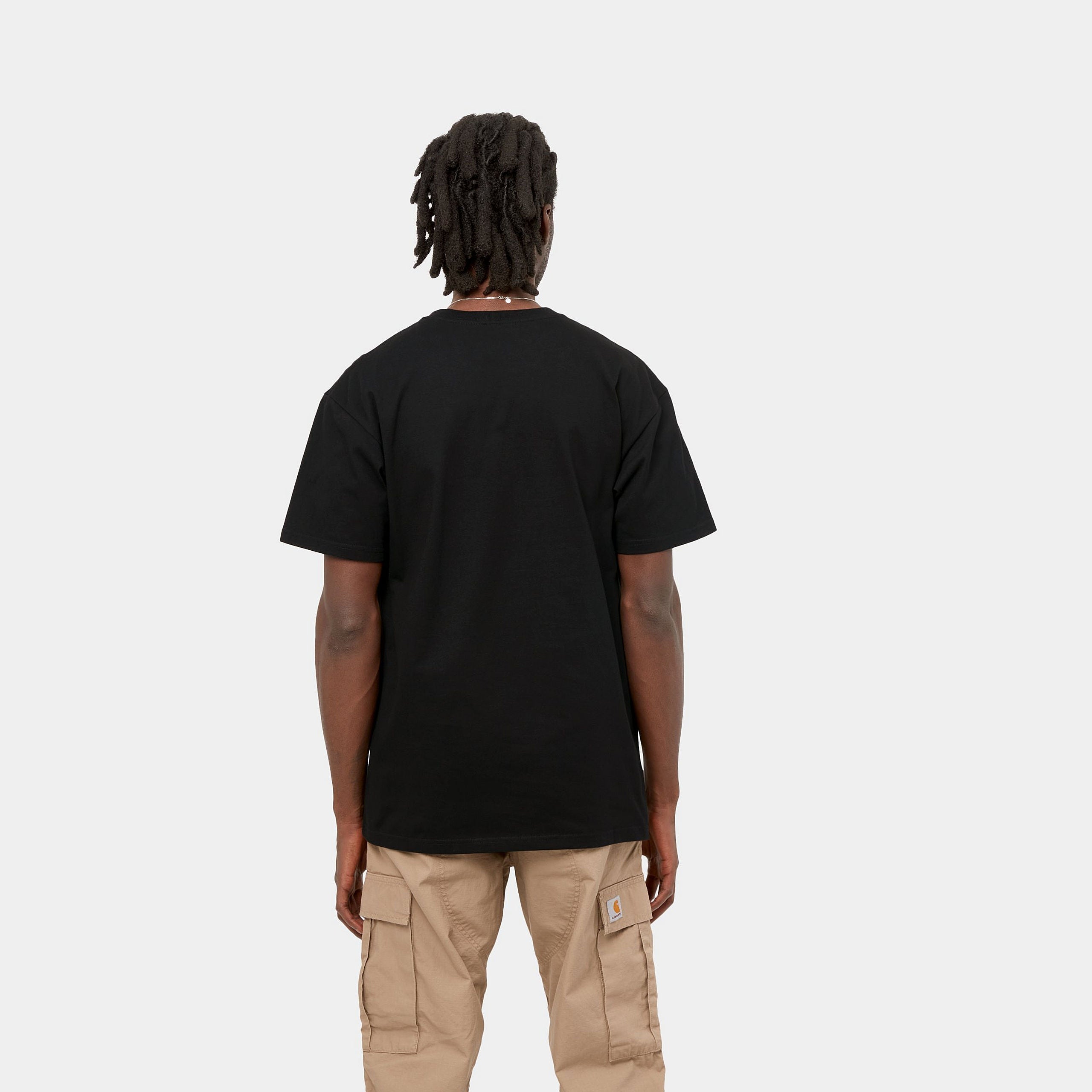 Carhartt WIP S/S Chase T-Shirt in Black/Gold