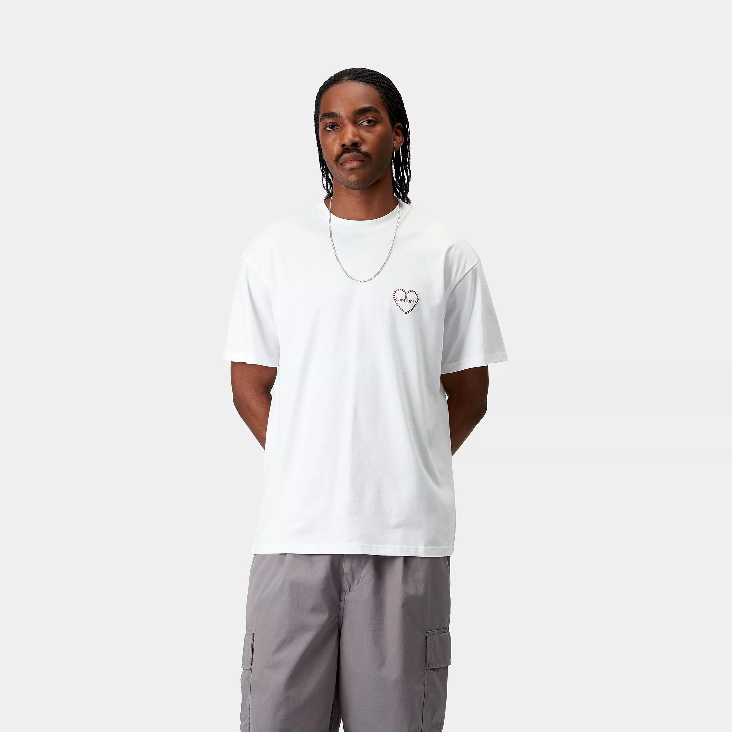 Carhartt WIP S/S Furoshiki T-Shirt White/Red