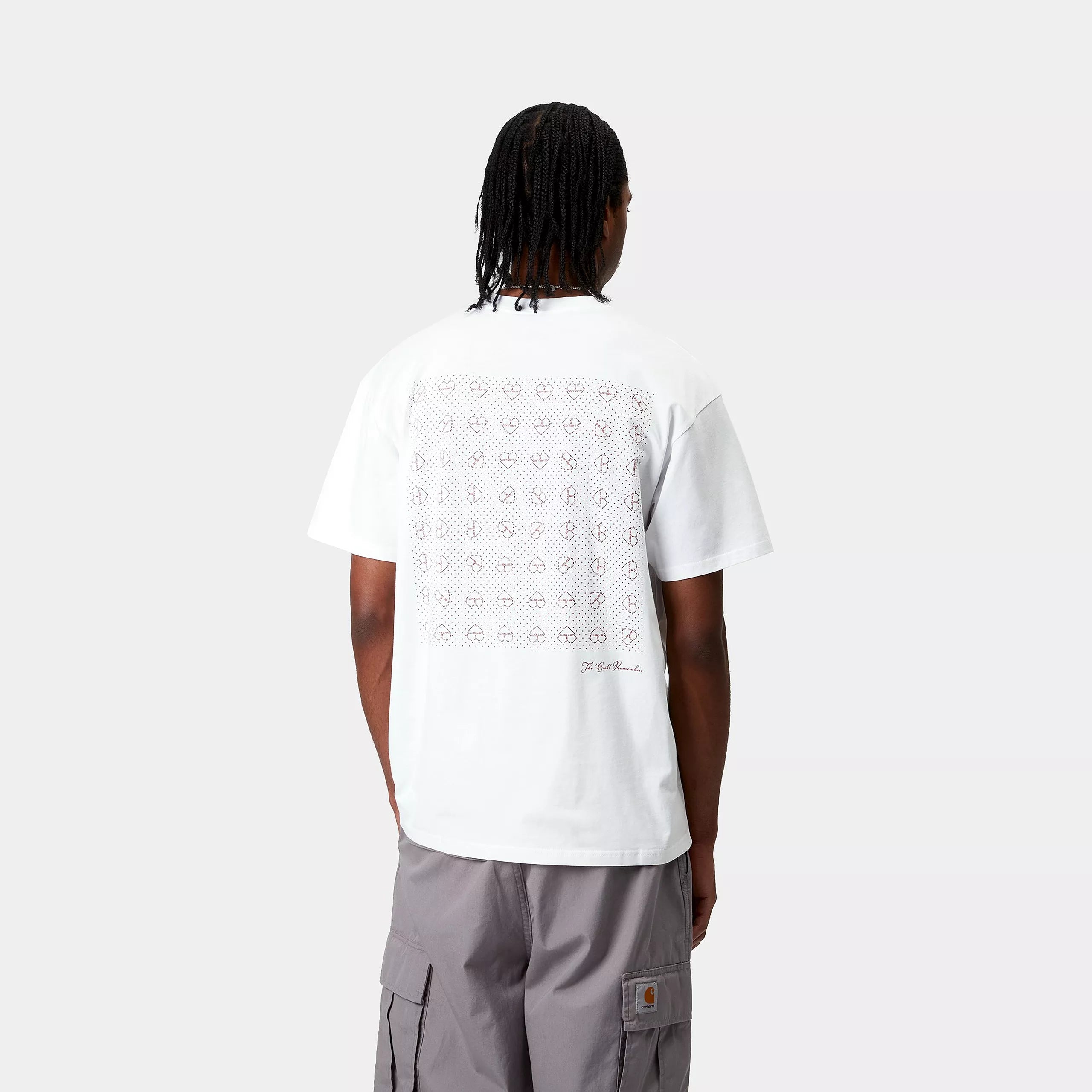 Carhartt WIP S/S Furoshiki T-Shirt White/Red