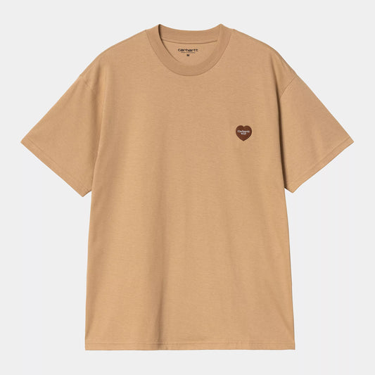 Carhartt WIP S/S Heart II Hartt Backprint T-Shirt Dusty H Brown