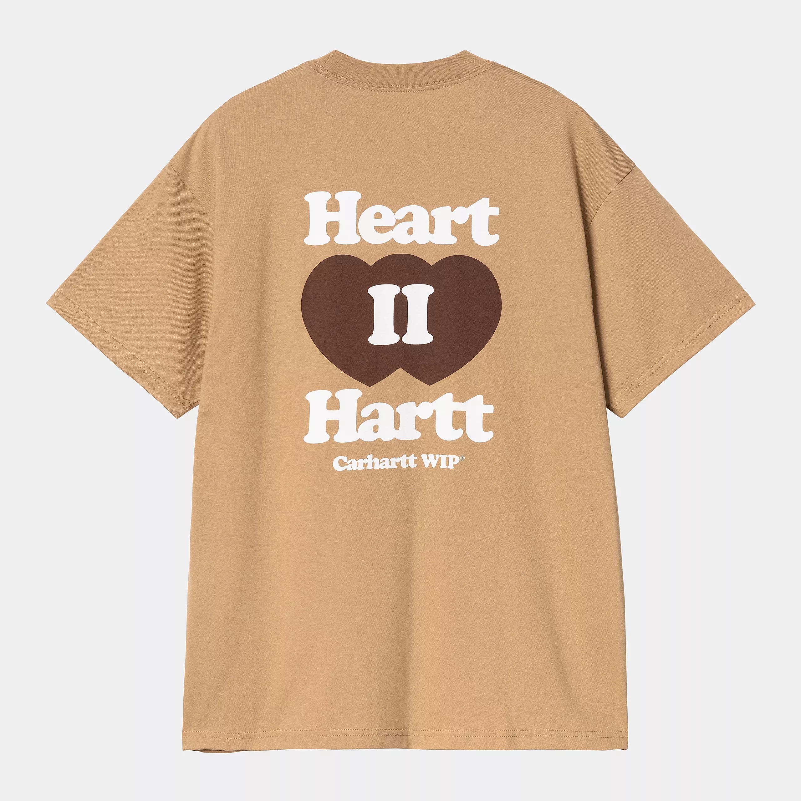 Carhartt WIP S/S Heart II Hartt Backprint T-Shirt Dusty H Brown
