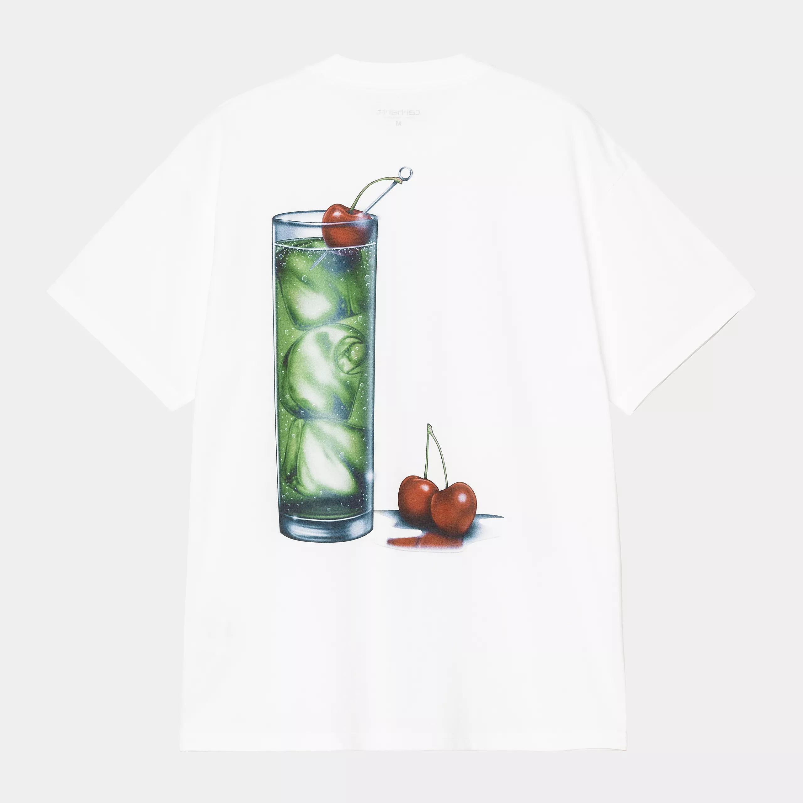 Carhartt WIP S/S Jake Garcia Cherry Print T-Shirt White