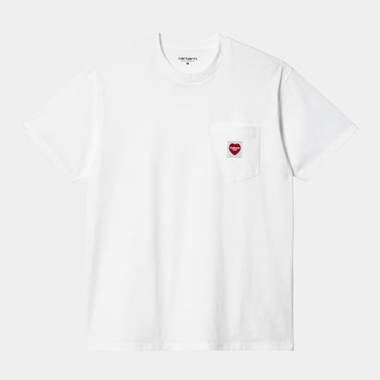 Carhartt WIP S/S Heart Pocket T-Shirt White
