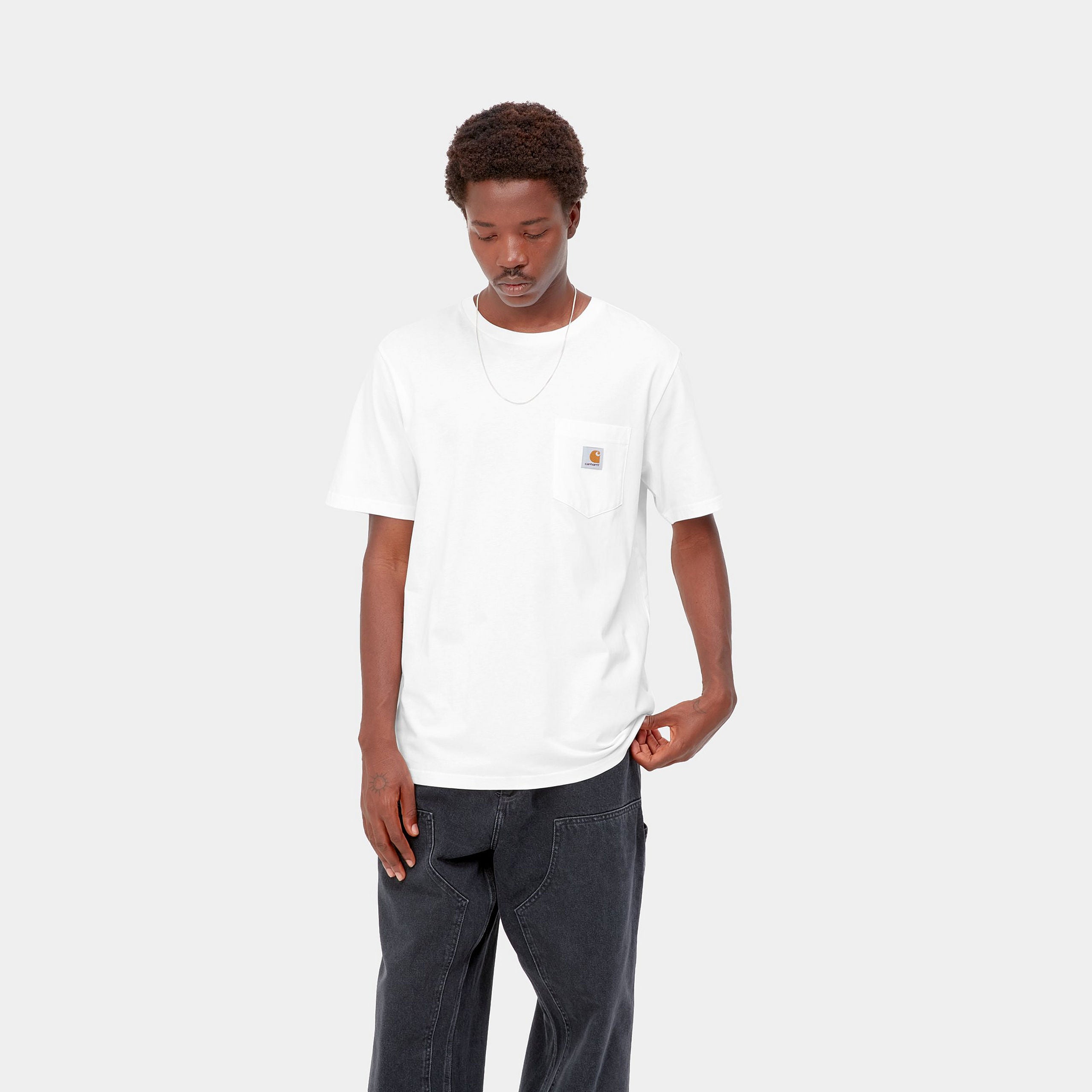 Carhartt WIP S/S Pocket T-shirt in White