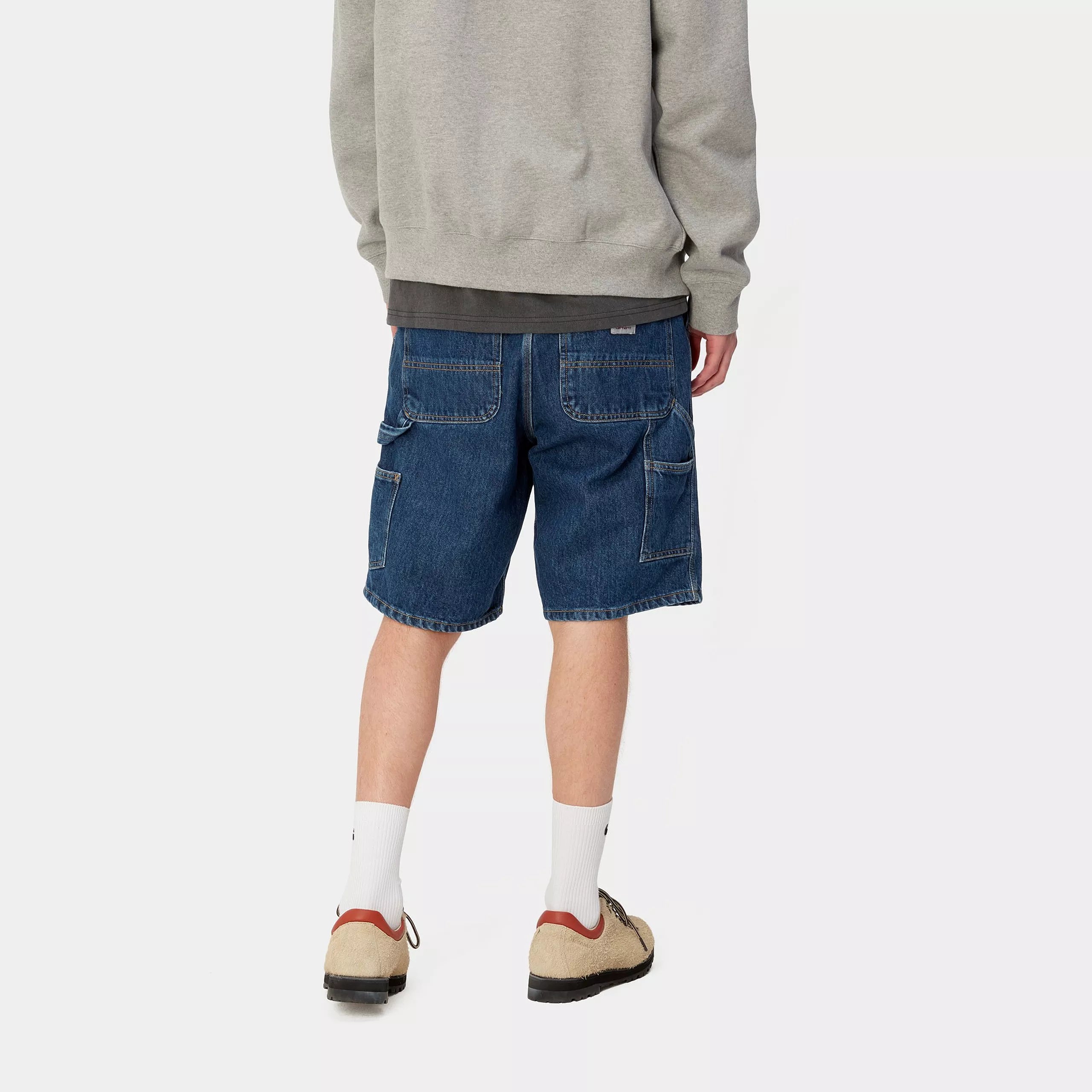 Carhartt WIP Single Knee Short Blue (Stone Washed)
