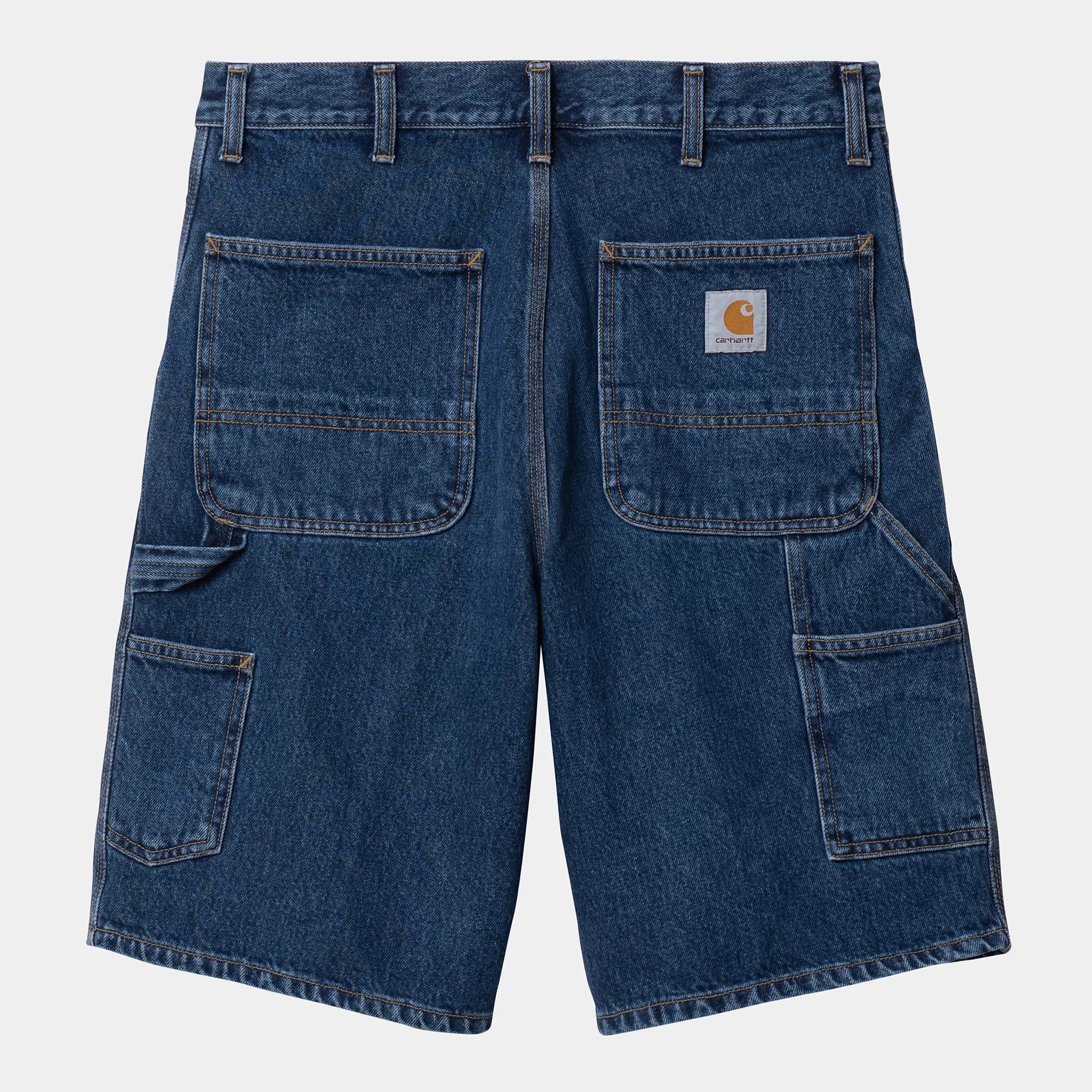 Carhartt WIP Single Knee Short Blue (Stone Washed)