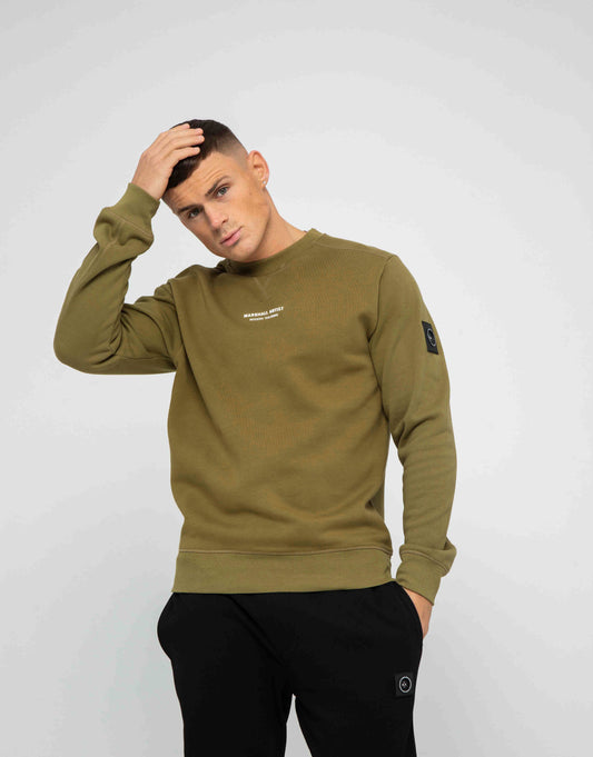 Marshall Artist Siren Crew Sweat in Bronze