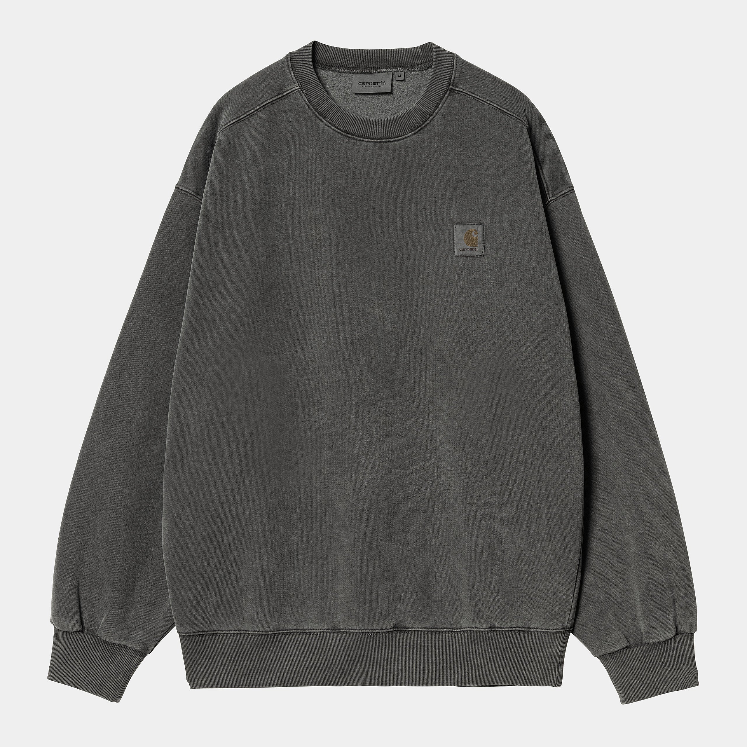 Carhartt WIP Garment Dyed Vista Crew Sweat Graphite Grey