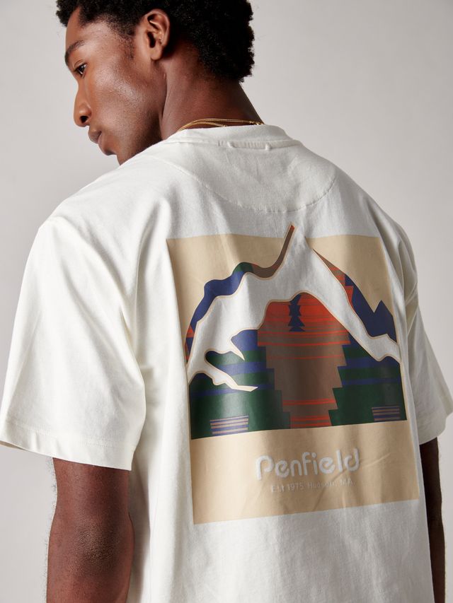 Penfield Forefounder Backprint T-Shirt vanilla Ice