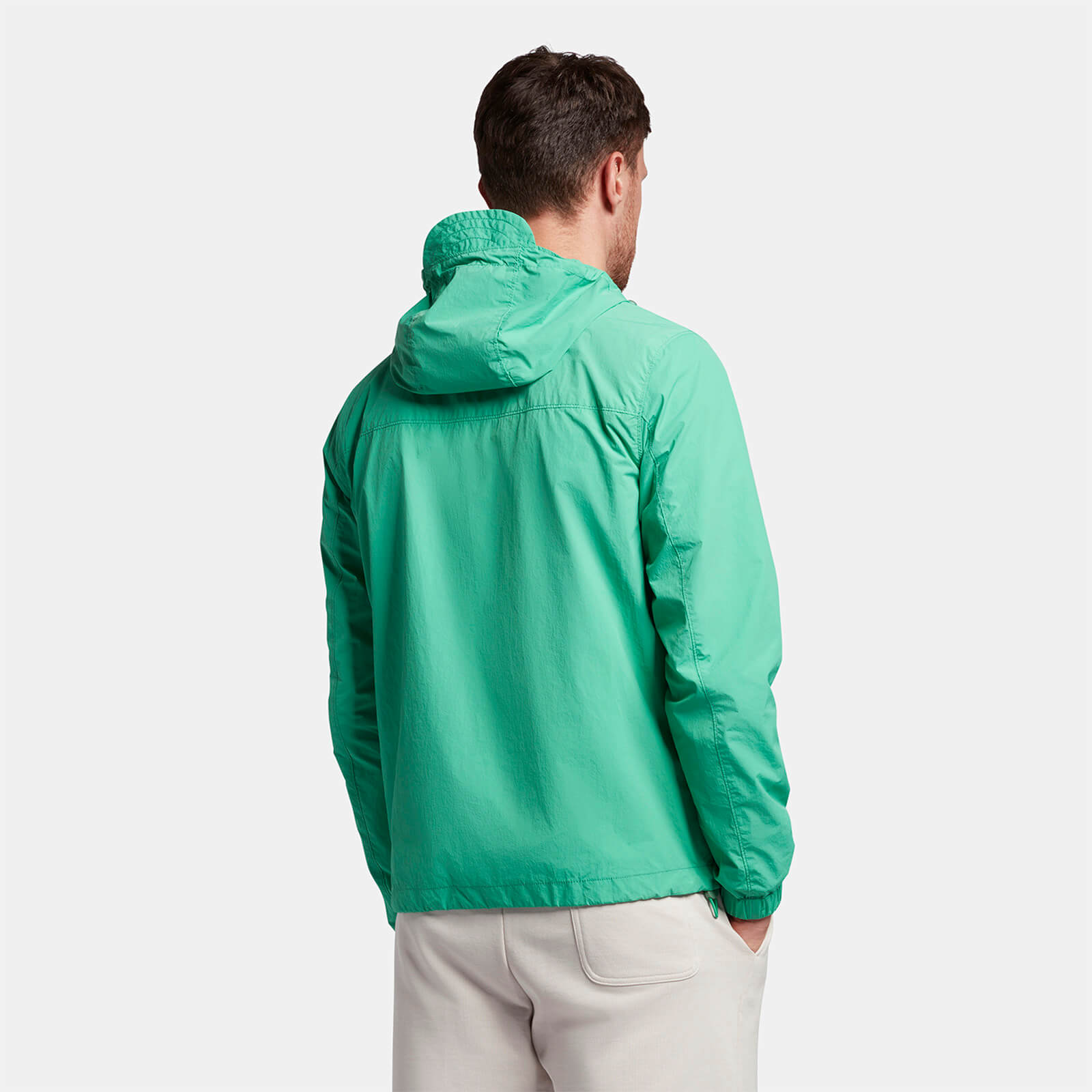 Lyle & Scott Hooded Pocket Jacket in Green Glaze