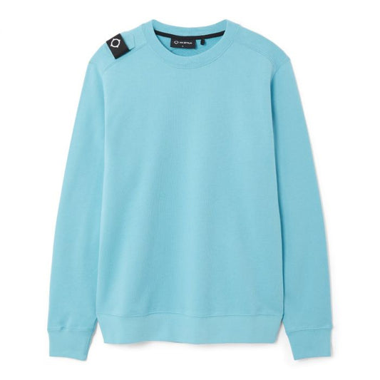 Ma.Strum Core Crew Sweat Sea Blue