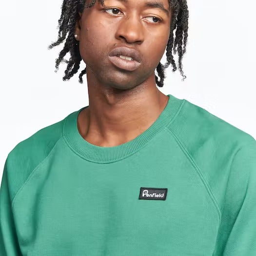 Penfield Badge Crew Sweat Fir Green