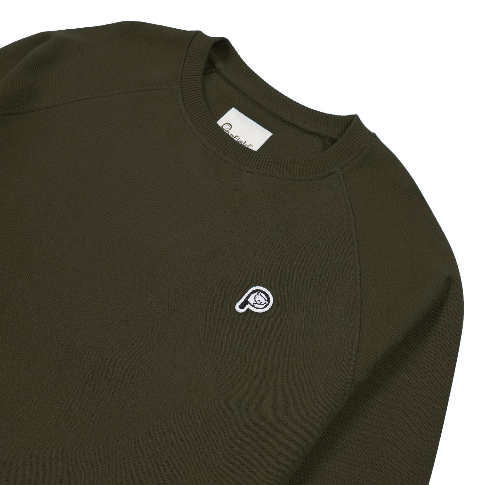 Penfield P Bear Crew Sweat Forest Night