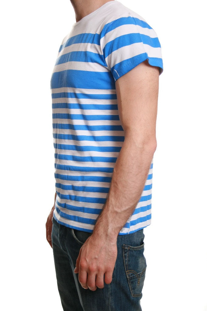 Junk de Luxe Chuck Stripe T Shirt in Blue