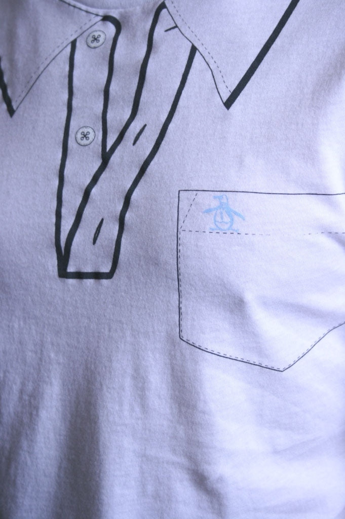 Original Penguin Earl Print T Shirt in White