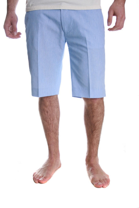Farah Classic Pinstripe Shorts in Blue