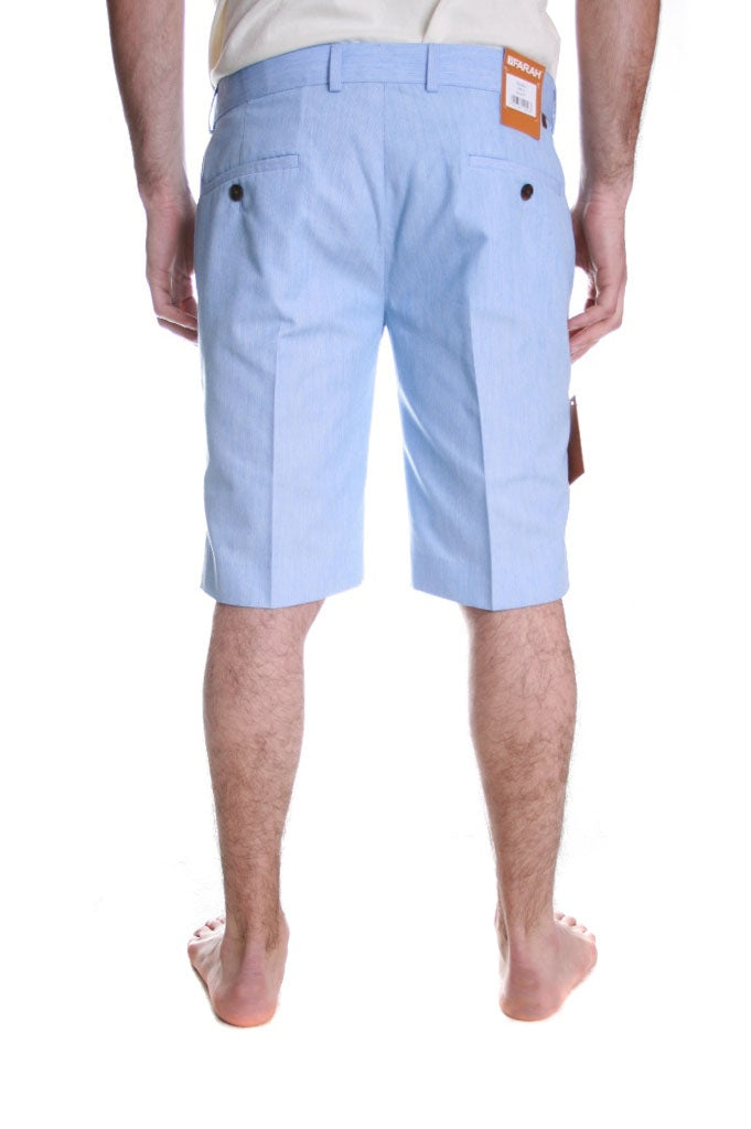 Farah Classic Pinstripe Shorts in Blue