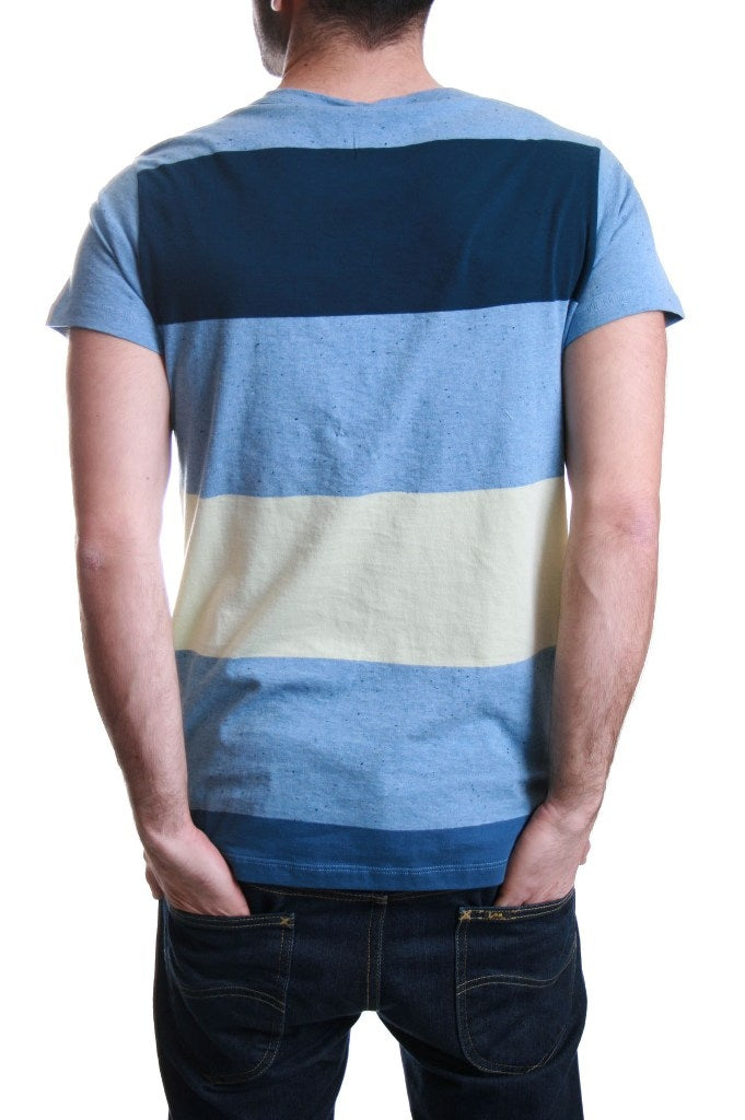 Humor Vio T Shirt in Washed Blue