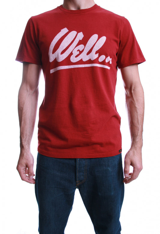 Lee Slogan T Shirt in Red