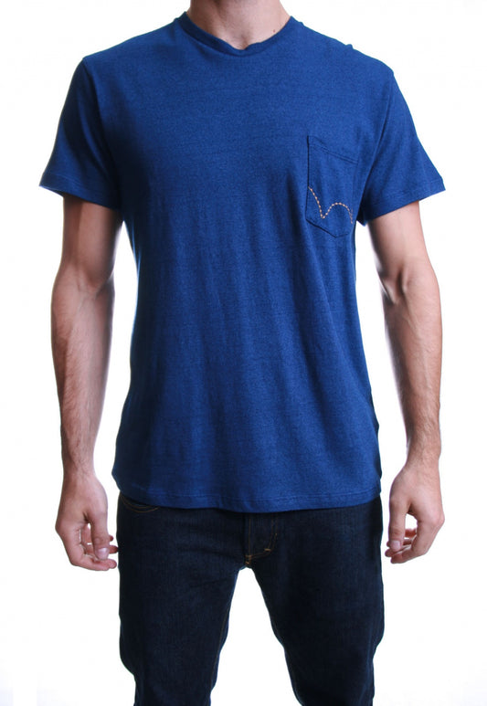 Edwin Pocket T Shirt in Navy