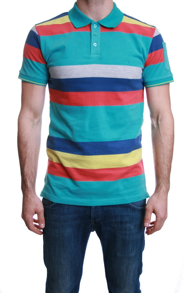 Junk de Luxe Elroy Polo in Ocean Blue