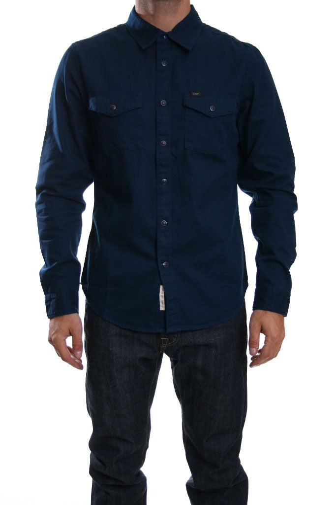 Lee Western Shirt in Washed Blue
