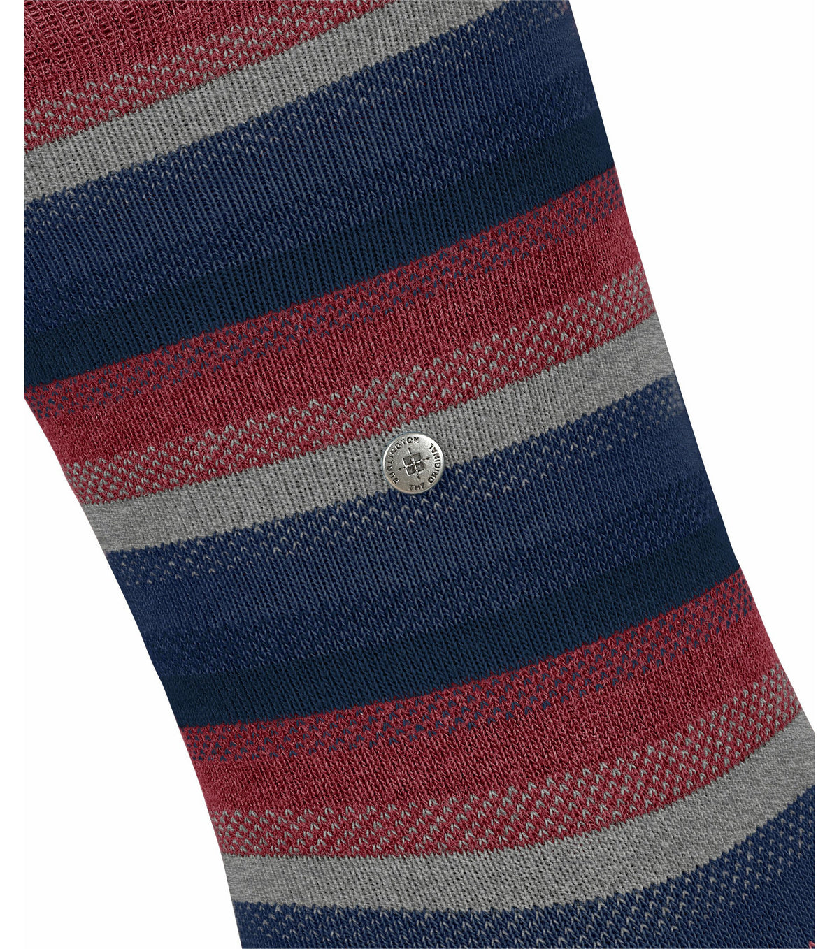 Burlington Devon Stripe Socks Red